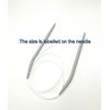 2.25mm Circular Knitting Needles Pony Classic Fixed Cable- 80cm