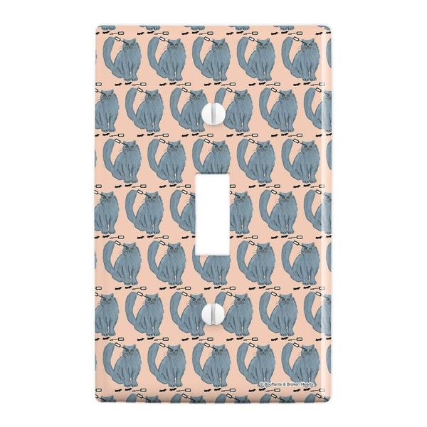 GRAPHICS & MORE Mascara Cat Plastic Wall Decor Toggle Light Switch Plate Cover