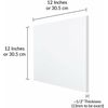 [1-Pack] SimbaLux® Acrylic Sheet Clear 12”x12” 1/2" Thick (13mm) Plexiglass