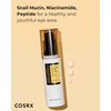 COSRX Advanced Snail Peptide Eye Cream with 73.7% Snail Mucin + 2% Niacinamide, 0.85 fl.oz / 25ml | Brightening Night Cream for Fine Lines & Dark Circles, Korean Skin Care, Not Tested on Animals