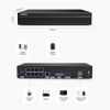 SANNCE 5MP Audio POE Security Camera System 4K 8CH NVR Outdoor Human Detection