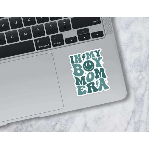 (3pcs) in My Boy Mom Era Sticker Funny Mom Stickers - Gifts for Mom Mommy Mama - Mother's Day - Funny Sticker - Durable & Waterproof - Perfect for Laptops Water Bottles Car - Ideal for Gifting