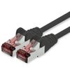1CONN Cat6 network cable 30m black Ethernet cable Lankabel Cat6 Lan network cable Sftp Pimf patch cable 1000 Mbit s