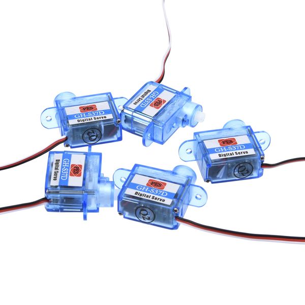 YoungRC Micro 3.7g Servo GH-S37D Mini Digital Servo for Control Aeromodelling Aircraft Flight Direction RC Plane Helicopter Boat Car 5pcs