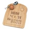 Mum You're The Best Breakfast Dippy Egg Cup Board Wooden Easter