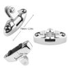 Bimini Top Deck Hinge, Boat Bimini Top Deck Hinge Swivel Mount Stainless Steel 2pcs