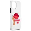 iPhone 12 Pro Max Luscious Lips Red Lip Gloss Plumping Lipstick Glossy Makeup Case