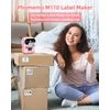 Phomemo M110 Portable Thermal Label Maker Bluetooth Receipt Printer 1 Roll Paper