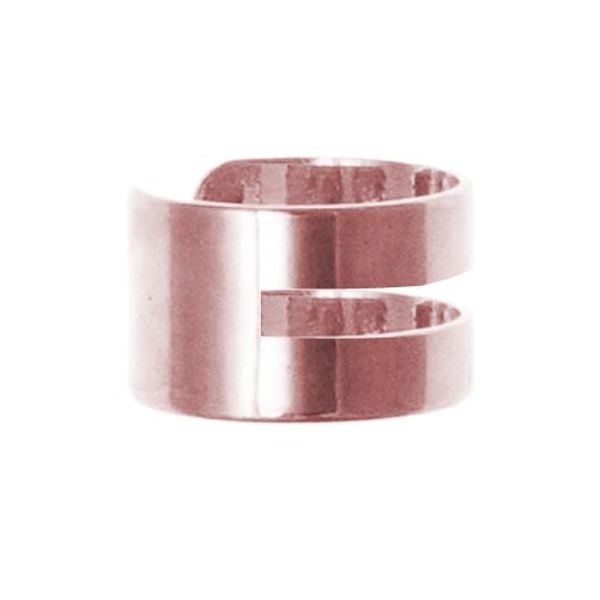 Simple 9ct Rose Gold Ear Cuff (non-pierced) clip on helix earring