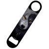 Spiral Wolf Chi Bar Blade Bottle Opener Black 18x4cm