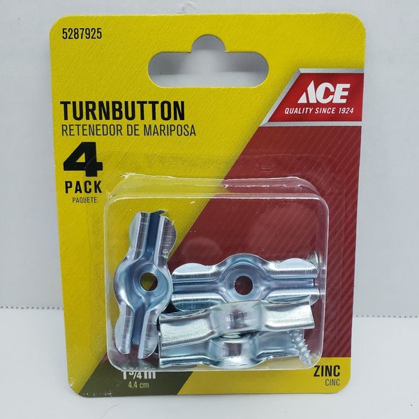 ACE Turnbutton For Screens & Window Frames 4 pcs.  #5287925