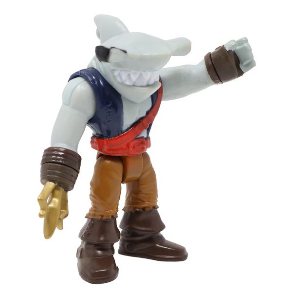 Imaginext Replacement Part for Fisher-Price Pirate-Ship Playset DRY15 and Mega Mouth Shark DHH66 - Replacement Mega Mouth Hammerhead Poseable Shark Figure with Trident Hand