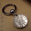 A Silver Dream 1937 Brass Threepence Coin Keyring