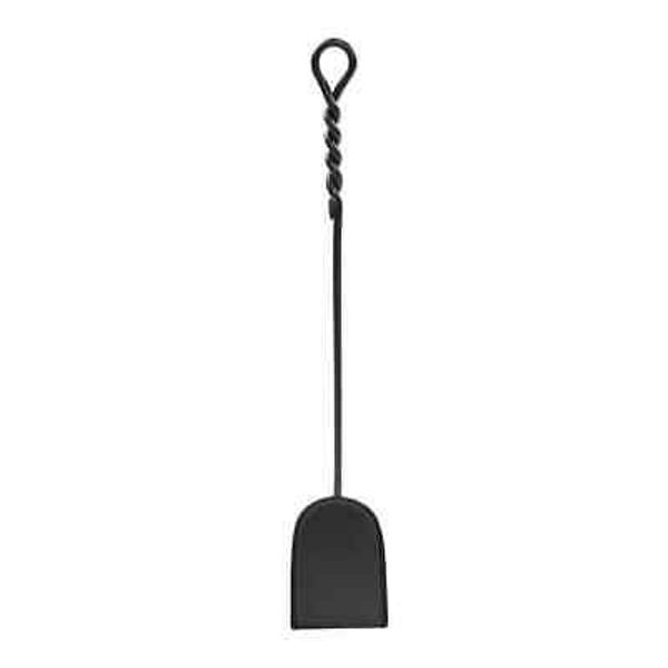 28"Tall Black Rope Design Standard Fireplace Shovel