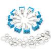 QitinDasen 15Pcs Premium 6A / 125VAC Mini Toggle Switch, 3 Pin 2 Position Locking SPDT Rocker Switch