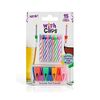 Wish Clips Birthday Candles for Drinks | 15 Colored Candles and Clips | Happy Birthday Cake Candles with Holder | 21st Birthday Gifts for Her Him | Beer Cake Bottle Shot Glass Wine Cup Candle Holder
