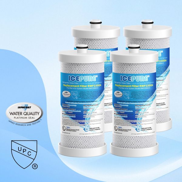 ICEPURE WF1CB Refrigerator Water Filter Replacement for WFCB, WF1CB, RG100