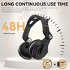 Wantek Bluetooth Headphones with Mic Foldable Wired Wireless Gaming Headset