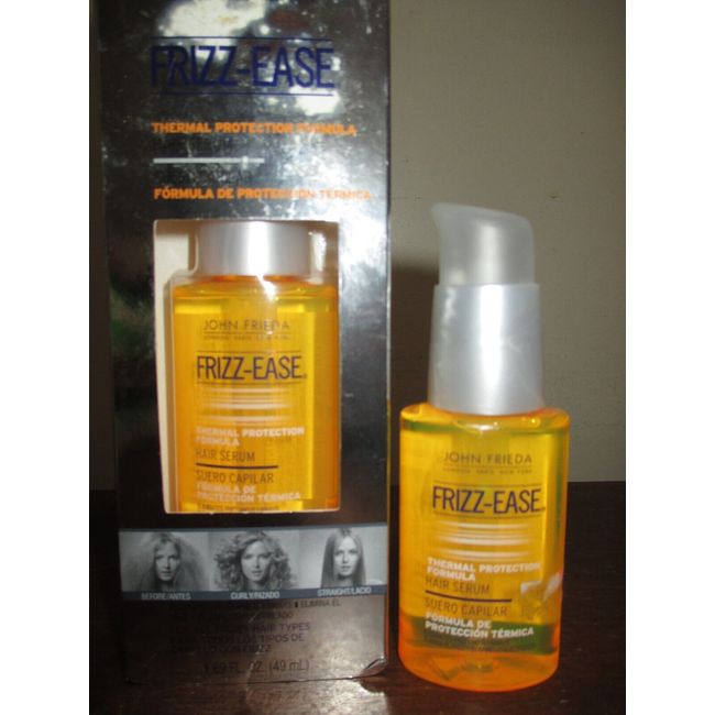 2x John Frieda Frizz Ease hair serum thermal protection formula 1.69 Oz