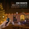 Wireless Remote Control Electrical Outlet Switch 1 Remote 3 Outlets Long Range