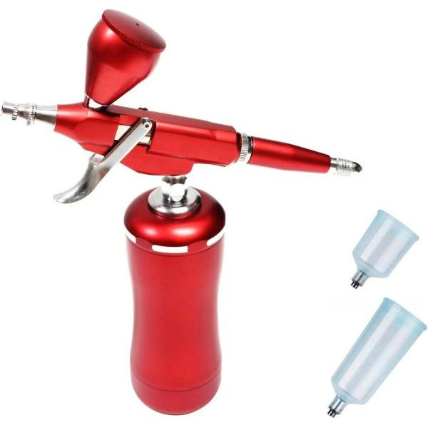 JOYSTAR Cordless Rechargeable Portable Makeup Airbrush Kit Includes Mini Air Compressor Spray Gun Tattoo Nail Art