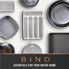 | Plastic Organizer Bins, X-Large - 4 Pack | the SOHO Collection | Multi-Use Org