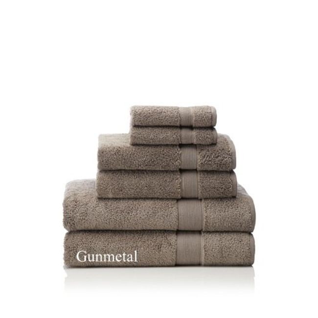 Espalma Signature Zero Twist Cotton Wash Cloth - Gunmetal