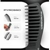 Pyrosso Professional Hair Texture Comb, Carbon Blend ABS Plastic, Styling and Definition