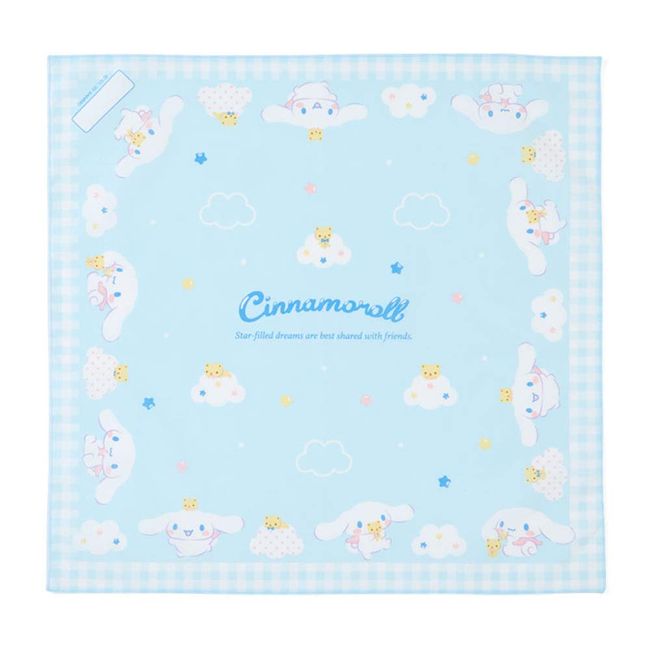 Sanrio 747327 Lunch Cloth, Approx. 16.9 x 16.9 inches (43 x 43 cm), Name Space, Made in Japan, Cinnamoroll, Cinnamoroll, Character