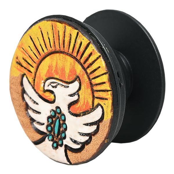 American Darling ADPNA101F Hand Tooled Painted Cell Phone Popsocket