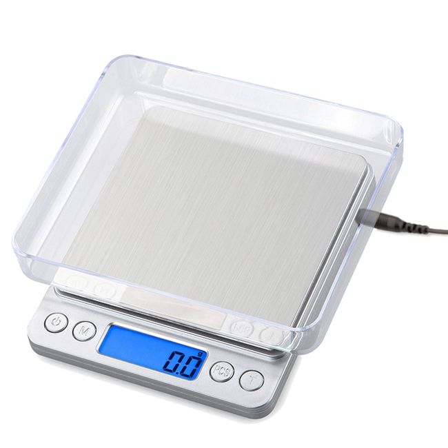 2000g x 0.1g Digital Precision Scale with 4 Platform and Trays