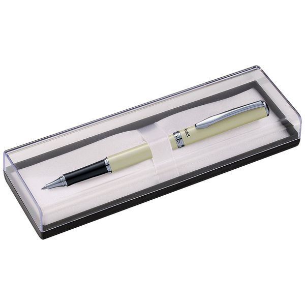 Pentel Sterling Gel-Tintenroller, mit Kappe Creme