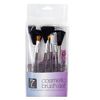 Cosmetic Brush Set in Standing Organizer - 7 Piece