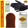 Best Spray Tan Solution - DARK - 1 GALLON + Sunless Tanning Self Tanner Lotion