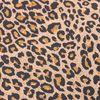 Brown Leopard Print Stretch Single Jersey Fabric
