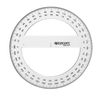 Westcott E-10136 00 Full Circle Protractor in Plastic 15 cm Clear