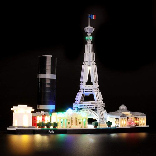 BRIKSMAX Led Lighting Kit for Architecture Paris Skyline Collection - Compatible with Lego 21044 Building Blocks Model- Not Include The Lego Set