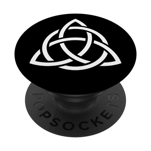 Triquetra Trinity Symbol Irish Celtic Knot Cheeky Witch PopSockets with Interchangeable PopGrip