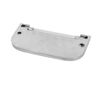 Sourcingmap Wardrobe Cupboard 3-inch Long Concealed Hidden Recessed Grip Pull Handle Silver Tone