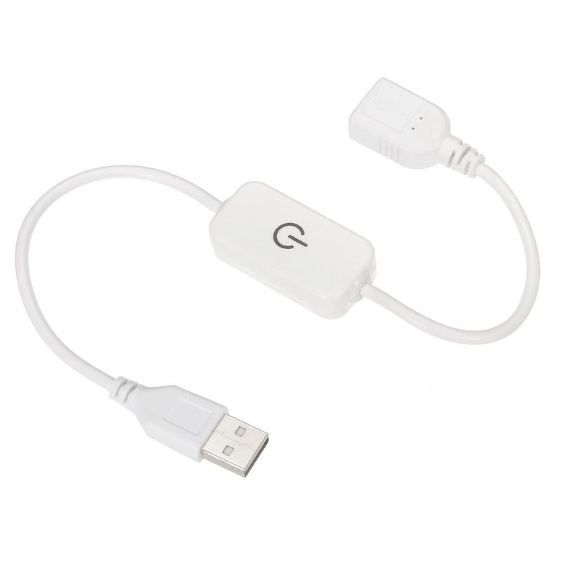 sourcing map LED Touch Inline Dimmer 5V 3A USB Cord Tact Switch ...