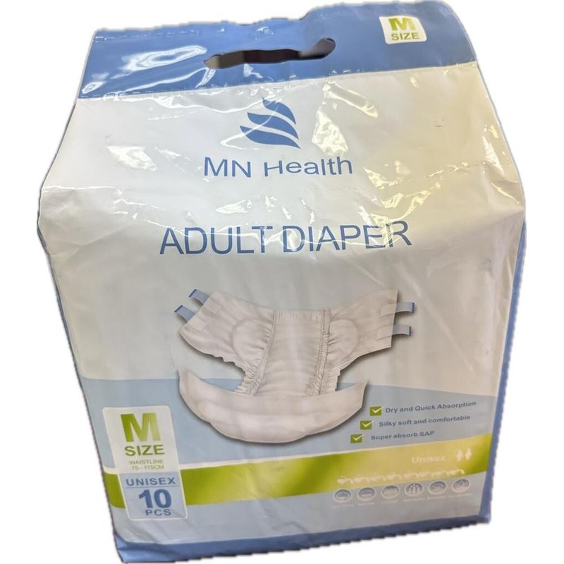 Premium Adult Diapers - Ultimate Comfort and Protection - Size M 10 pcs ...