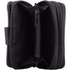 Womens Soft Leather Patchwork Bi-Fold Purse/Money/Coin Holder - Black