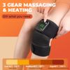 2PACK Heated Vibration Knee Massager, Cordless Heating Knee Support Wrap Massage