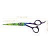 VOCOSTE Hair Scissors Hair Cutting Scissors Professional Barber Scissors Stainless Razor 17.5cm Multicolor