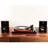 Gemini Bluetooth Vinyl Record Player Stereo Systems Home Turntable With Speakers