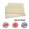 Upholstery Foam Square Cushion Sheets - Two Pack (1/2"x27"x27", 3.5lb High...