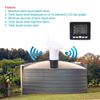 Water Level Sensor Transmitter Ultrasonic Water Liquid Depth Level Meter Sensor with Temperature Digital Display Multi Function Indoor