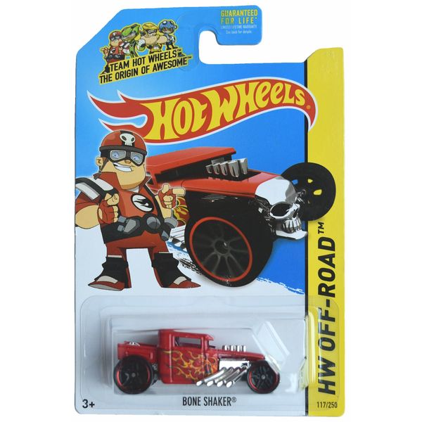 Hot Wheels Bone Shaker, Team 117/250 [red]