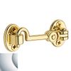 Baldwin 0950 2-1/2 Inch Solid Brass Swivel Cabin Door Hook, Polished Chrome