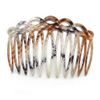 Snake Print Acrylic Hair Comb - 75mm